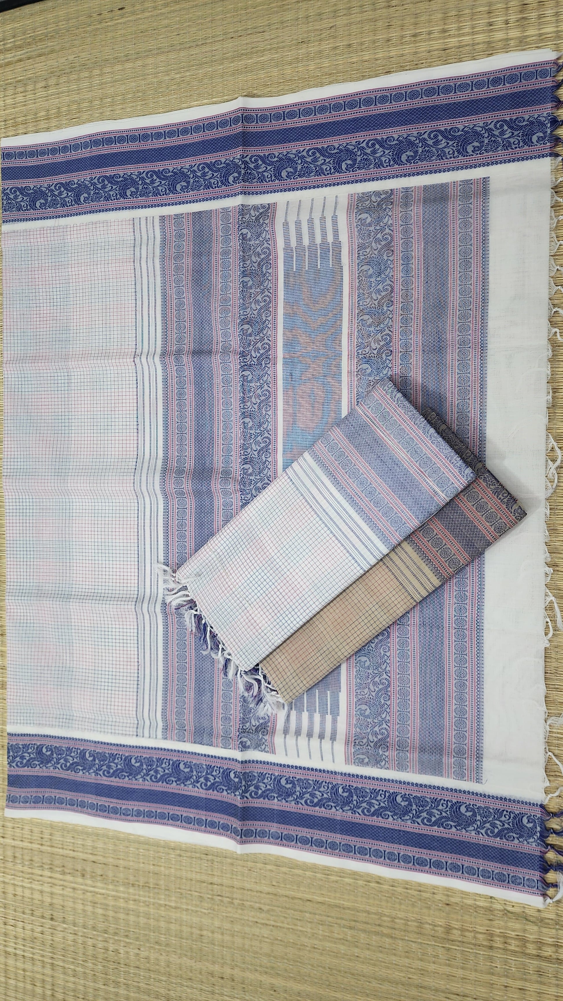 AUTHENTIC HANDWOVEN  COTTON SAREES