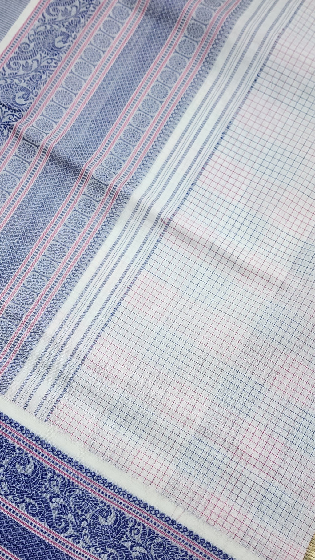 AUTHENTIC HANDWOVEN  COTTON SAREES