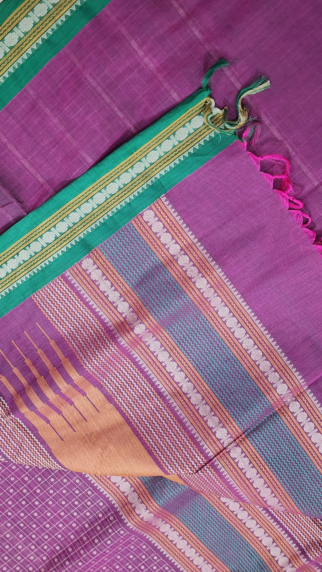 AUTHENTIC HANDWOVEN  COTTON SAREES