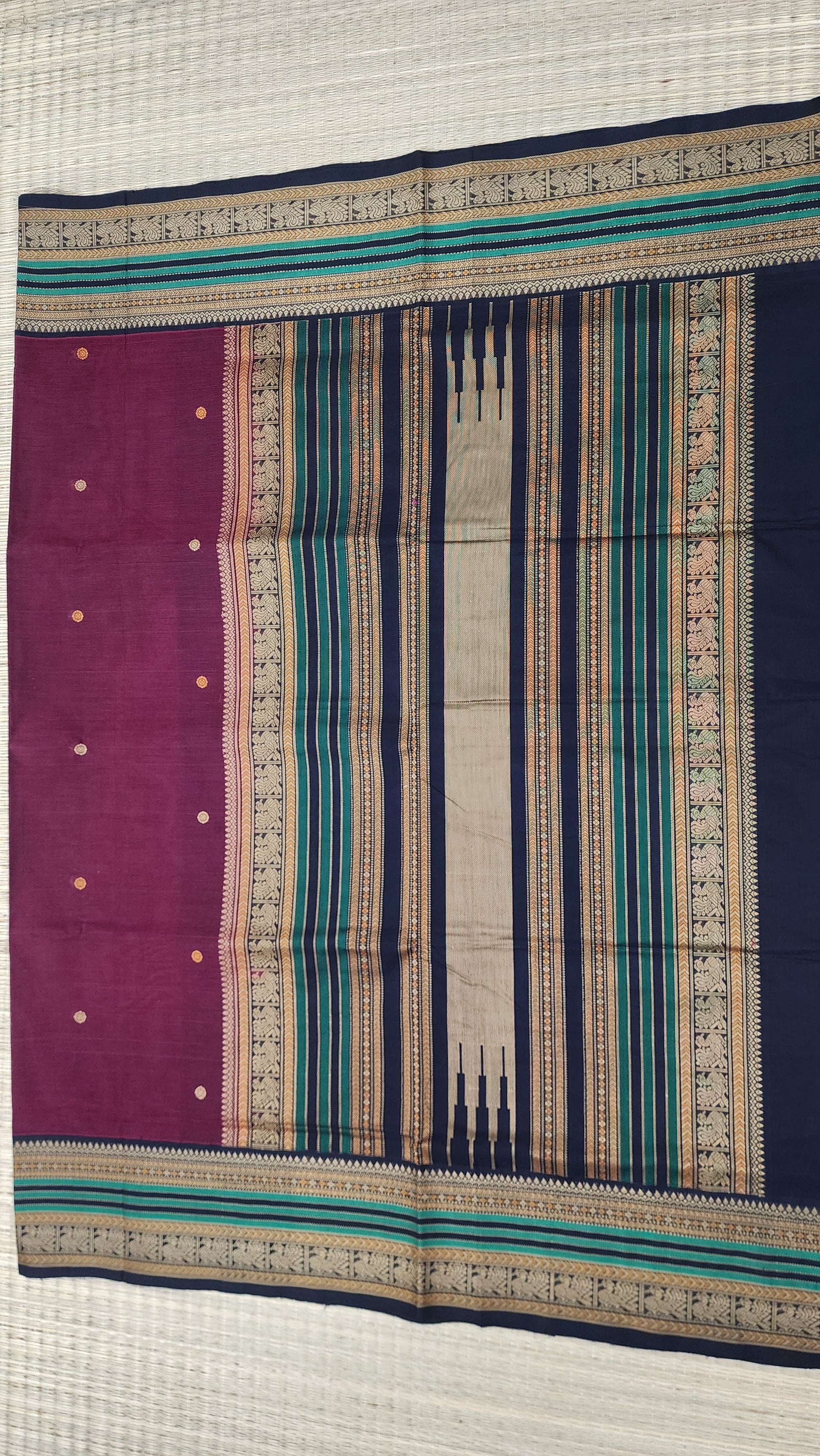 AUTHENTIC HANDWOVEN  COTTON SAREES