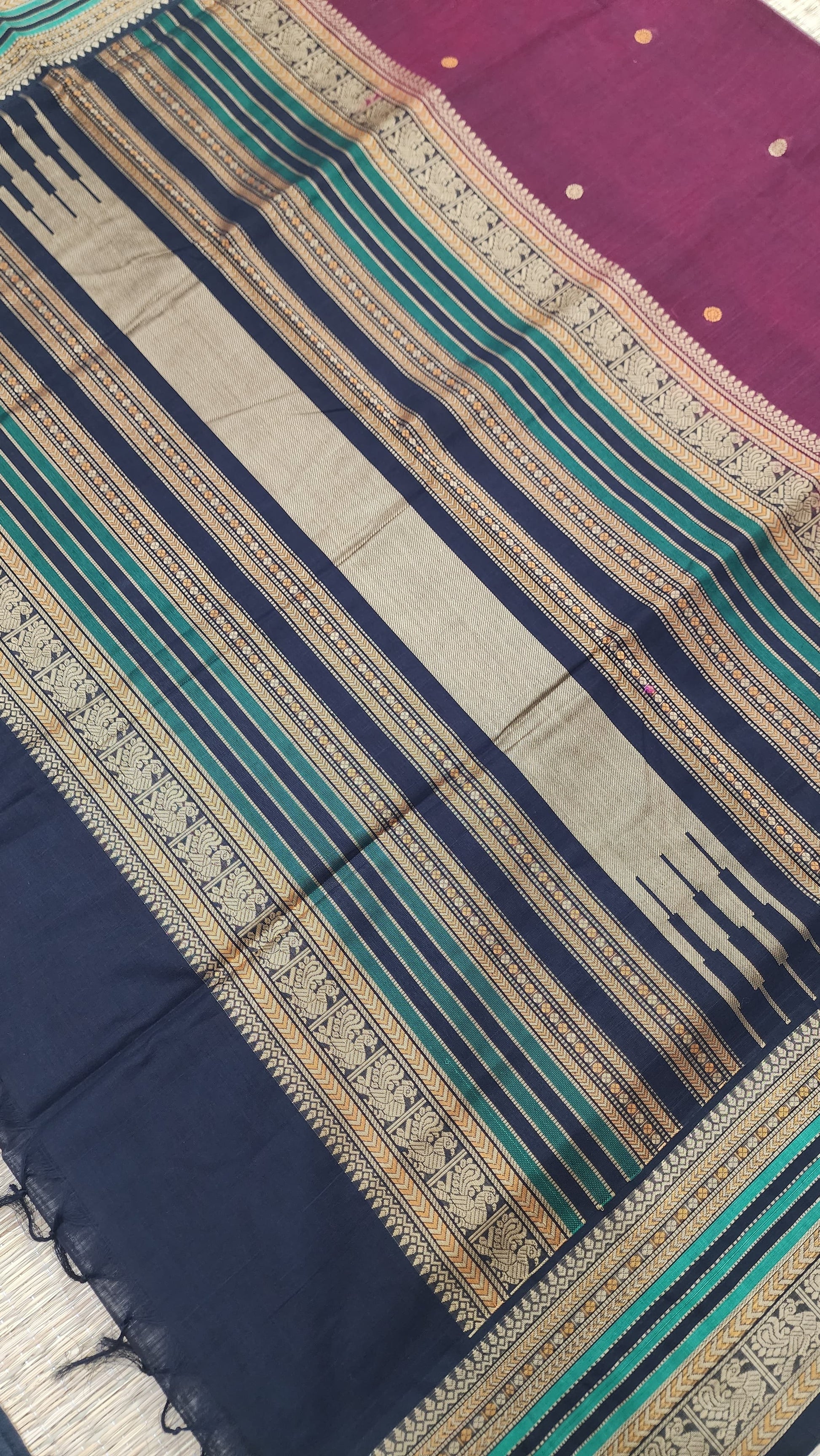 AUTHENTIC HANDWOVEN  COTTON SAREES
