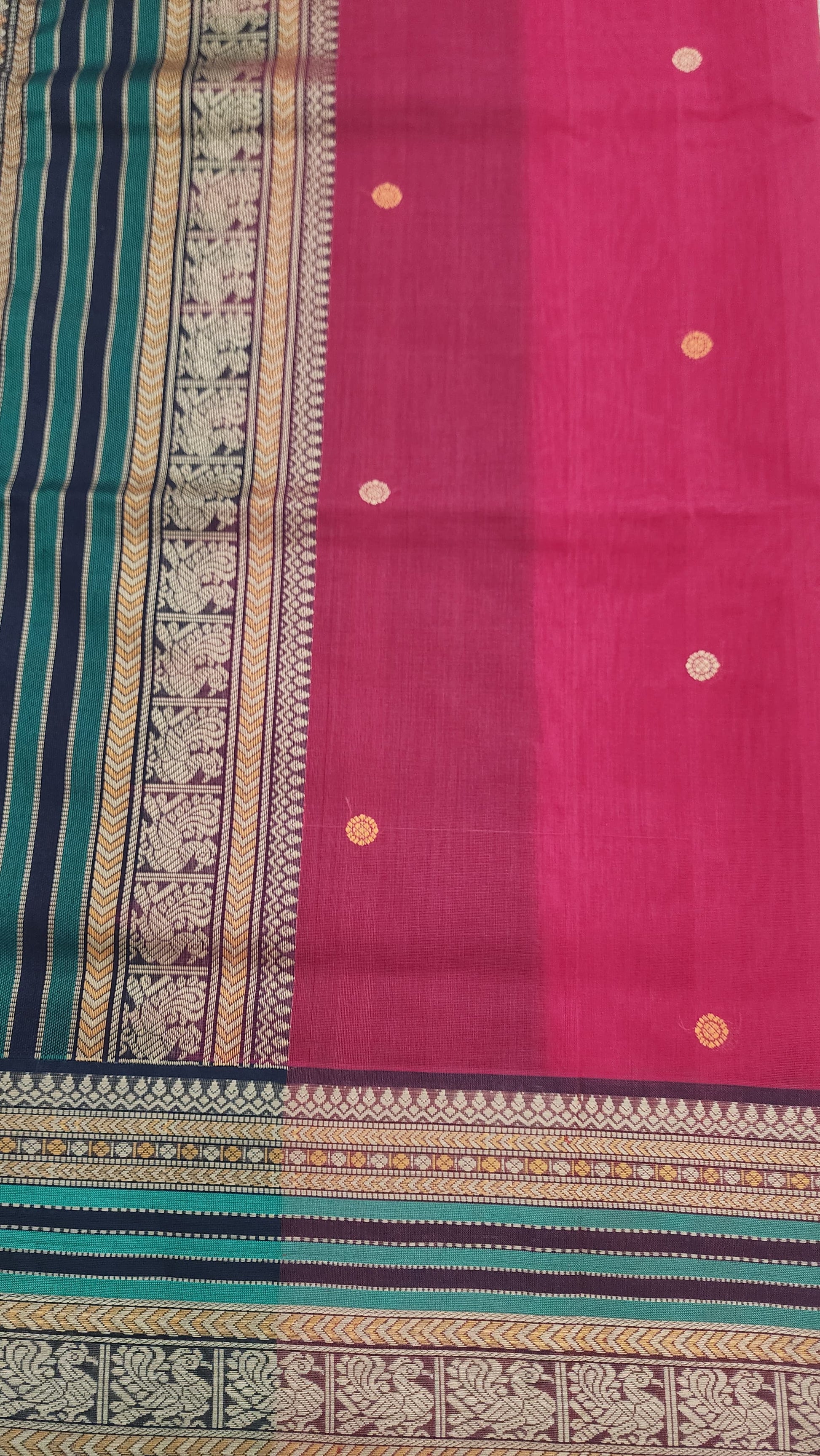 AUTHENTIC HANDWOVEN  COTTON SAREES