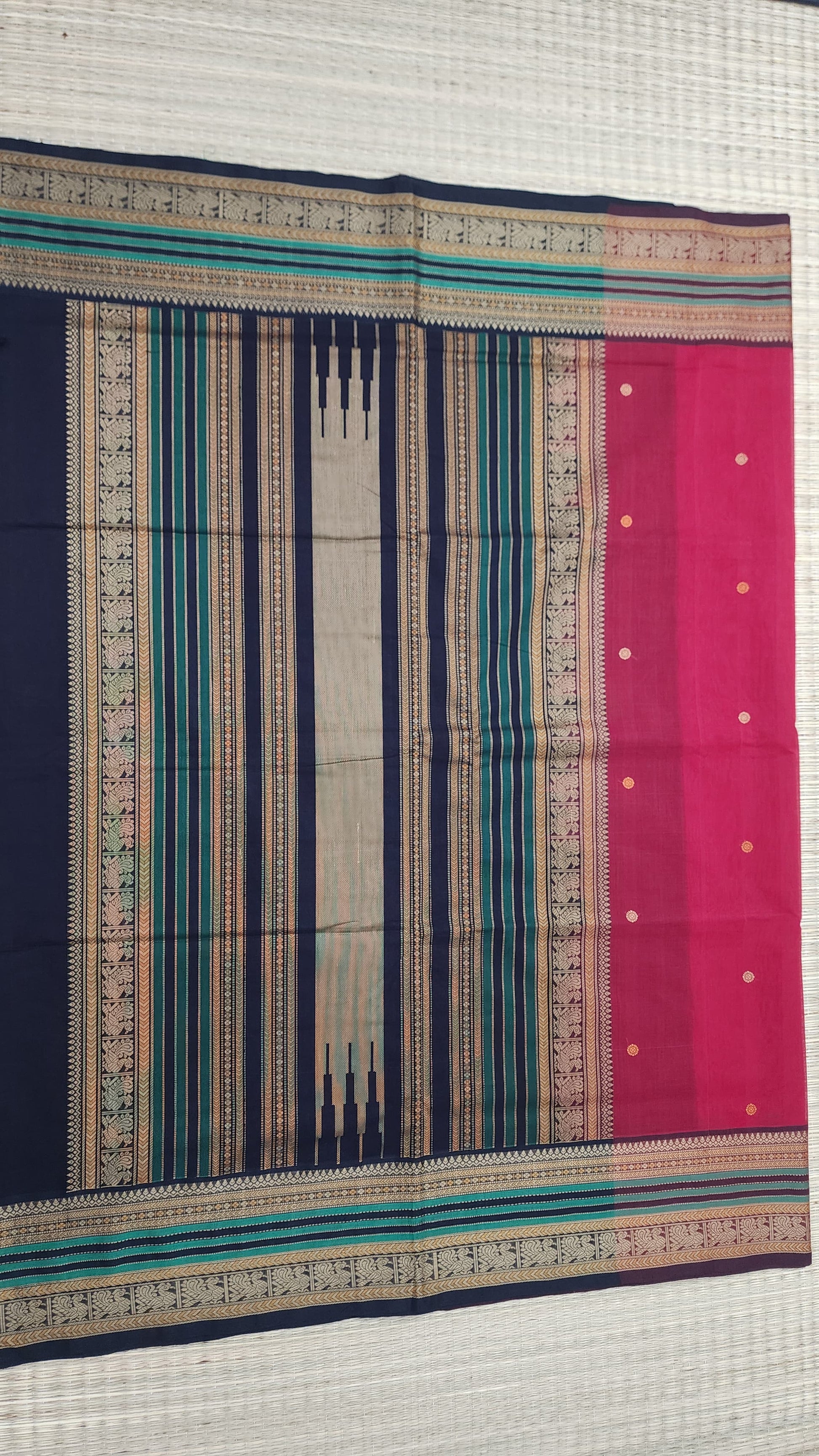 AUTHENTIC HANDWOVEN  COTTON SAREES