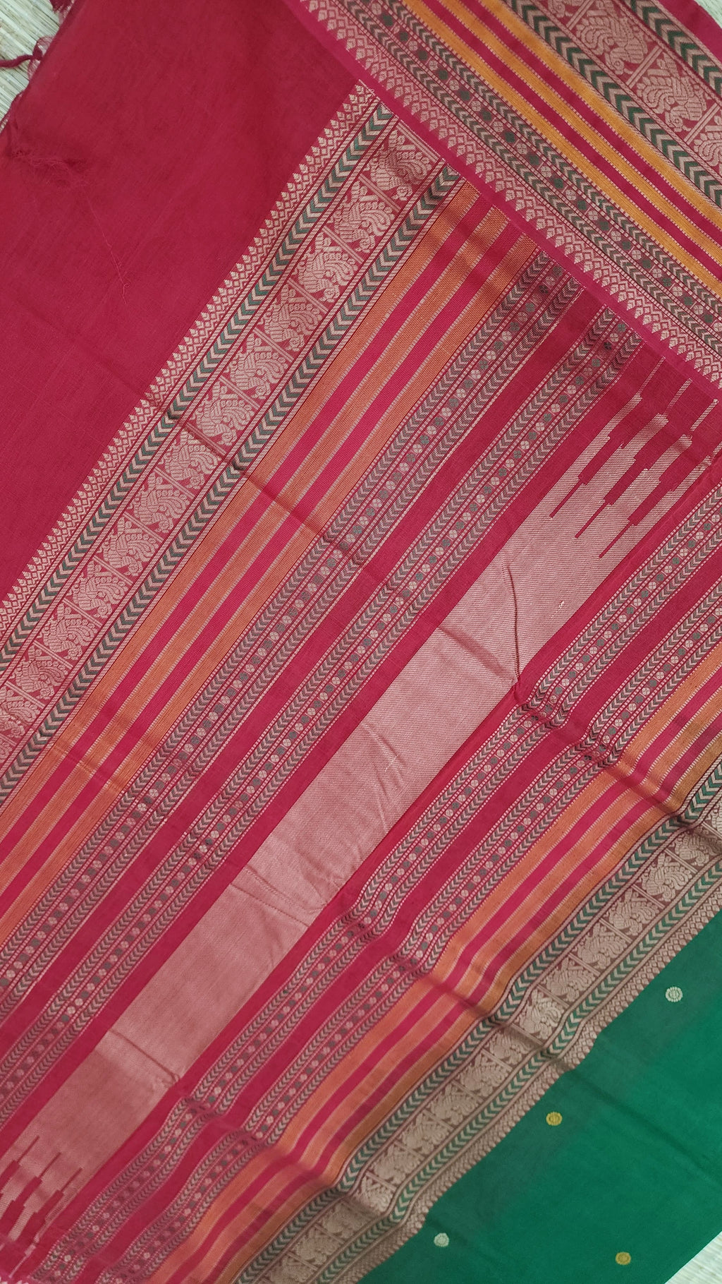 AUTHENTIC HANDWOVEN  COTTON SAREES
