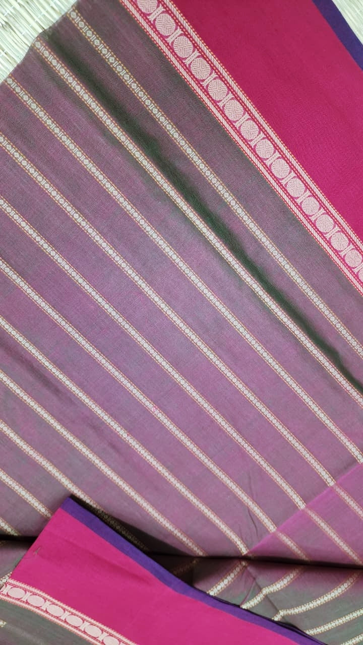 AUTHENTIC HANDWOVEN  COTTON SAREES