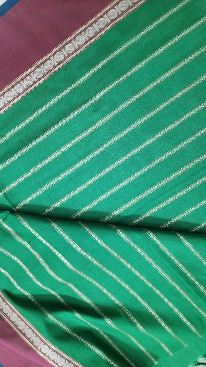 AUTHENTIC HANDWOVEN  COTTON SAREES