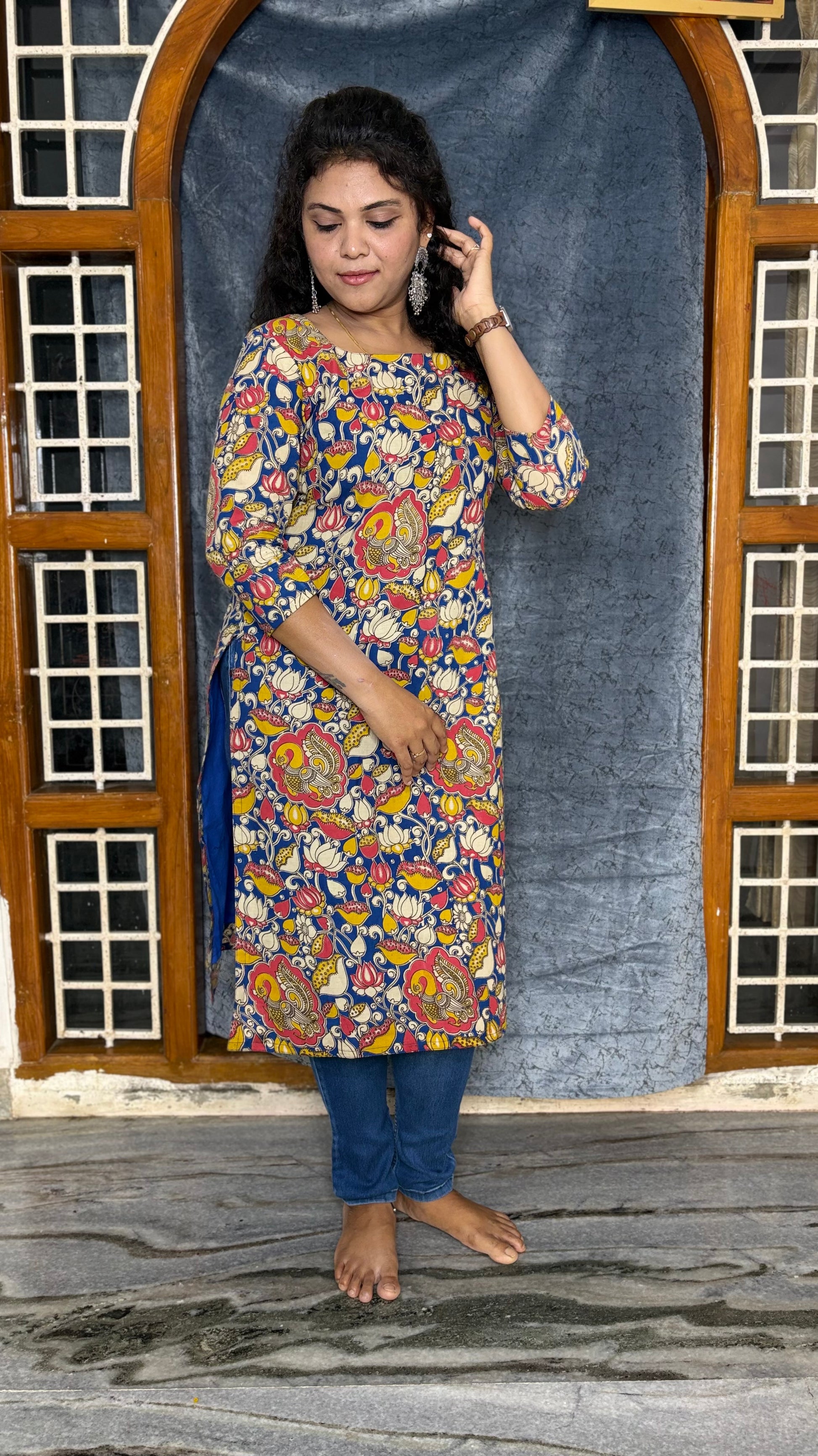 KALAMKARI COTTON KURTI