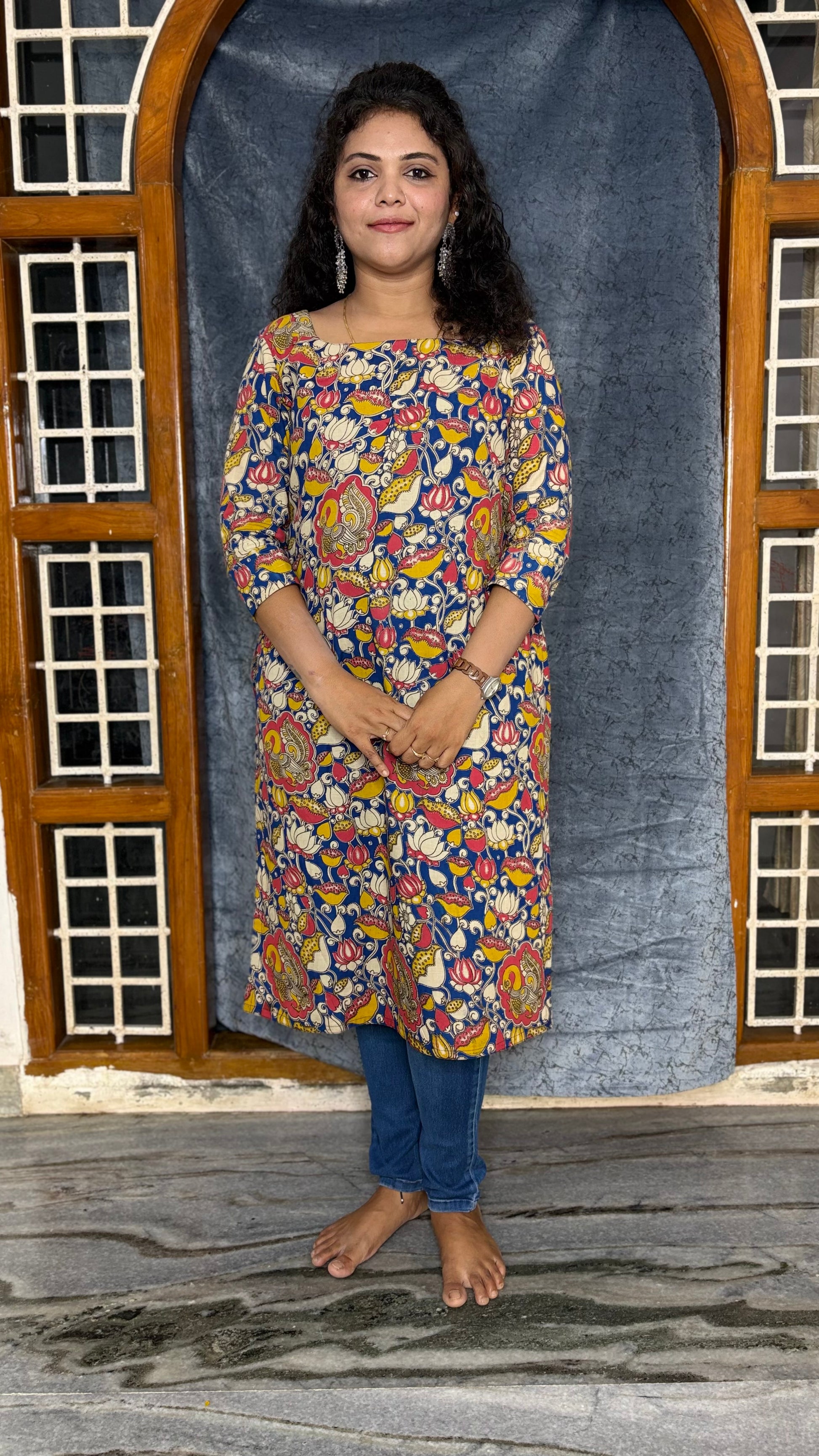 KALAMKARI COTTON KURTI
