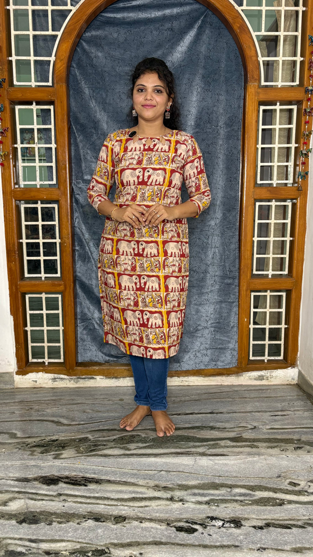 KALAMKARI COTTON KURTI