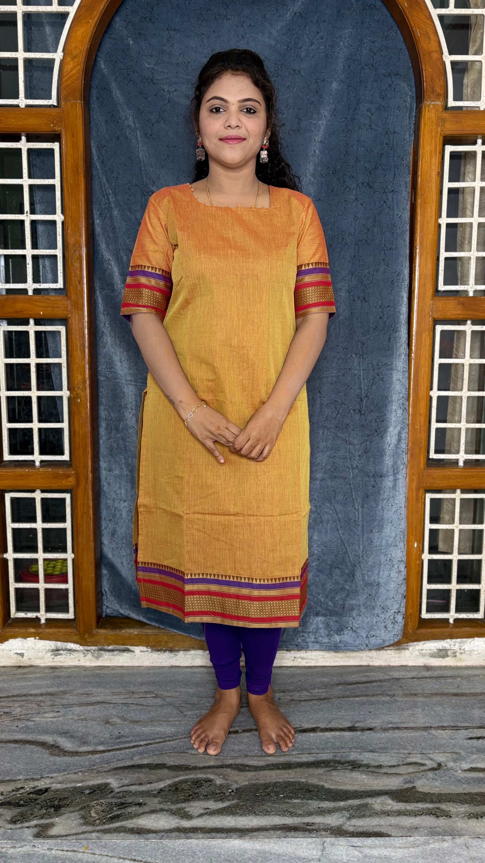 HERITAGE DESIGN COTTON KURTI