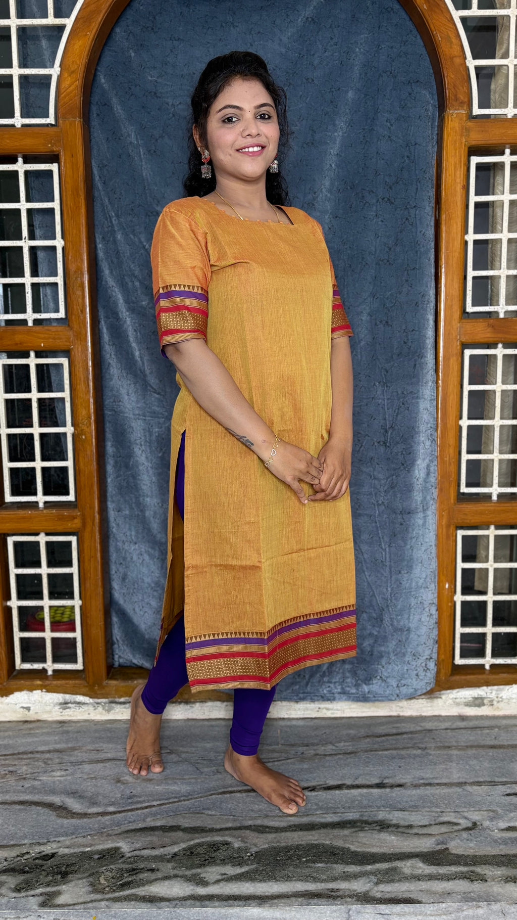 HERITAGE DESIGN COTTON KURTI