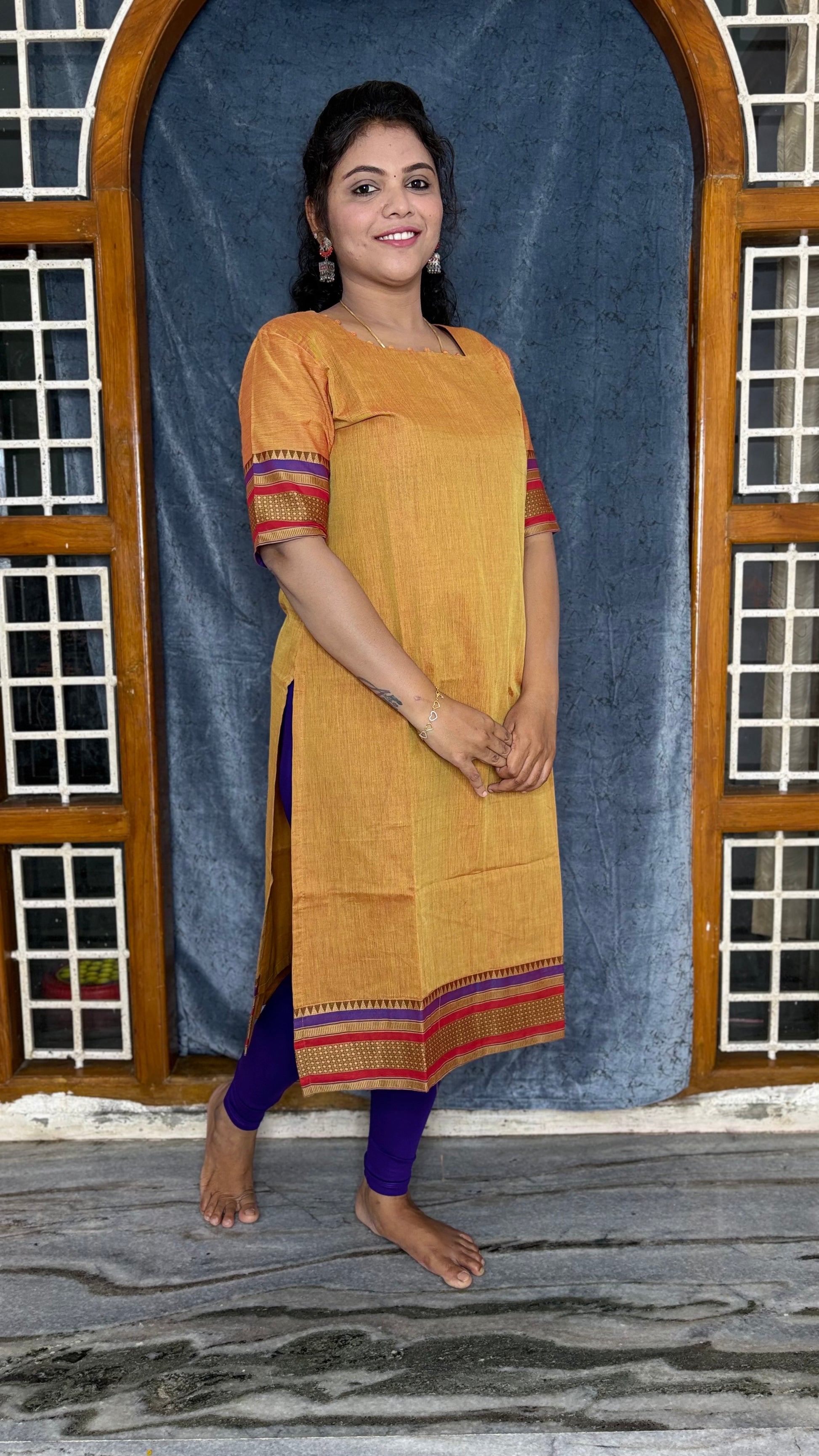 HERITAGE DESIGN COTTON KURTI