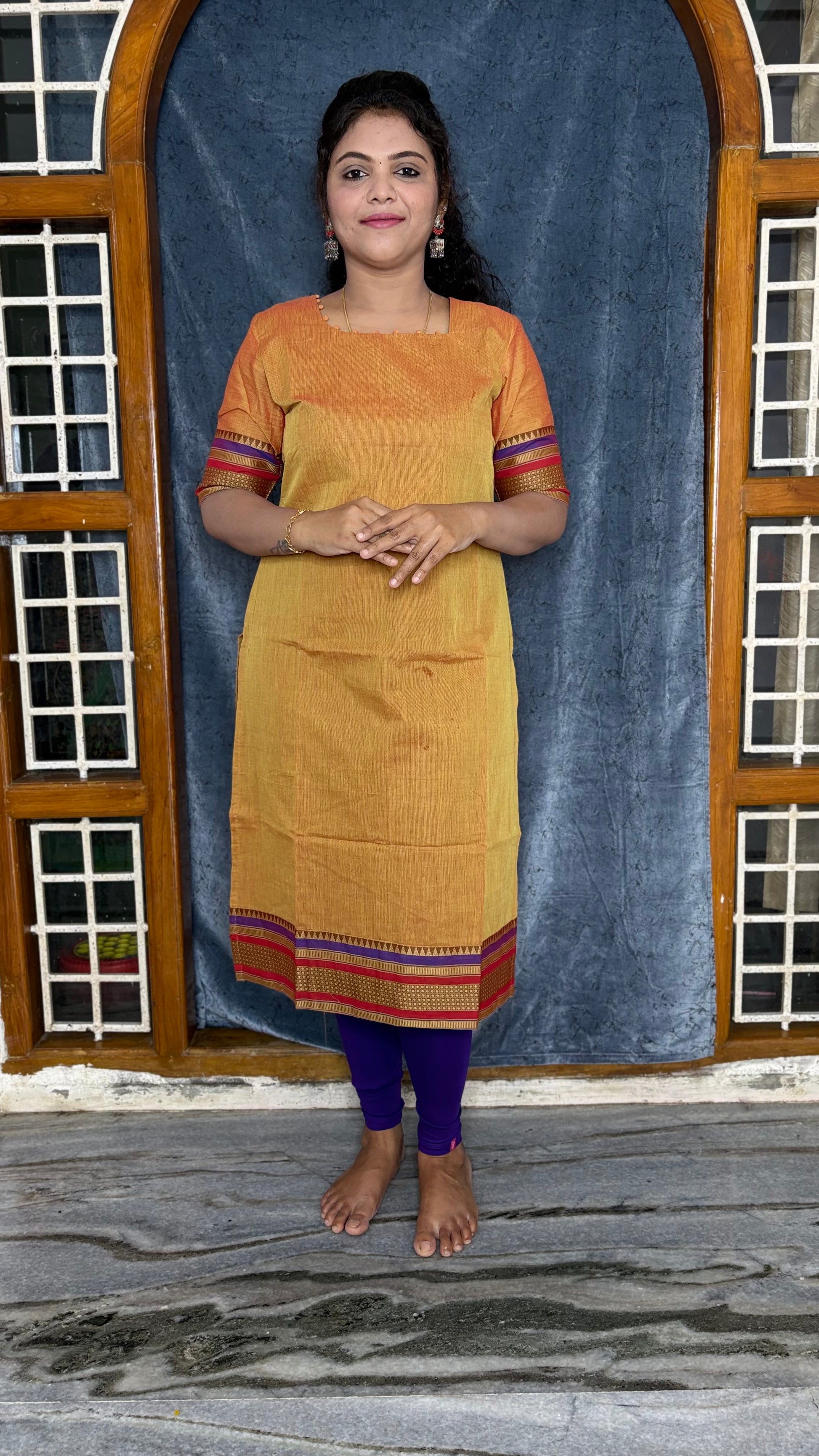 HERITAGE DESIGN COTTON KURTI