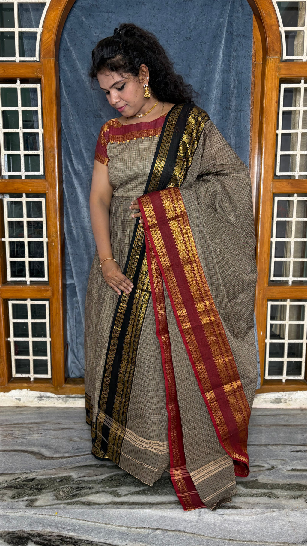 CHTTINAD COTTON ANARKALI SET
