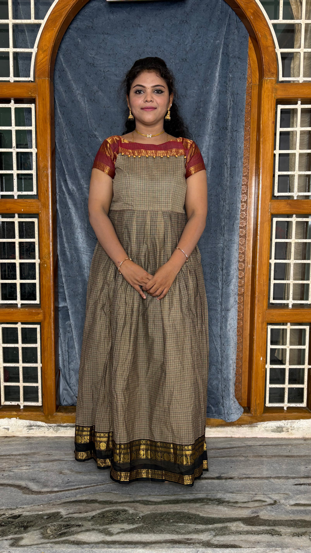 CHTTINAD COTTON ANARKALI SET