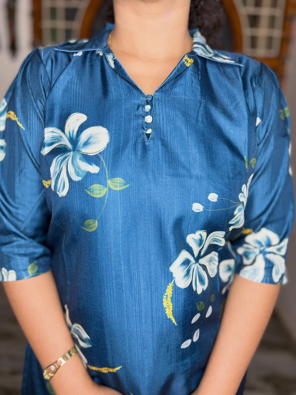 CO-ORDS KOLLAM SILK MATERIAL STITCHED
