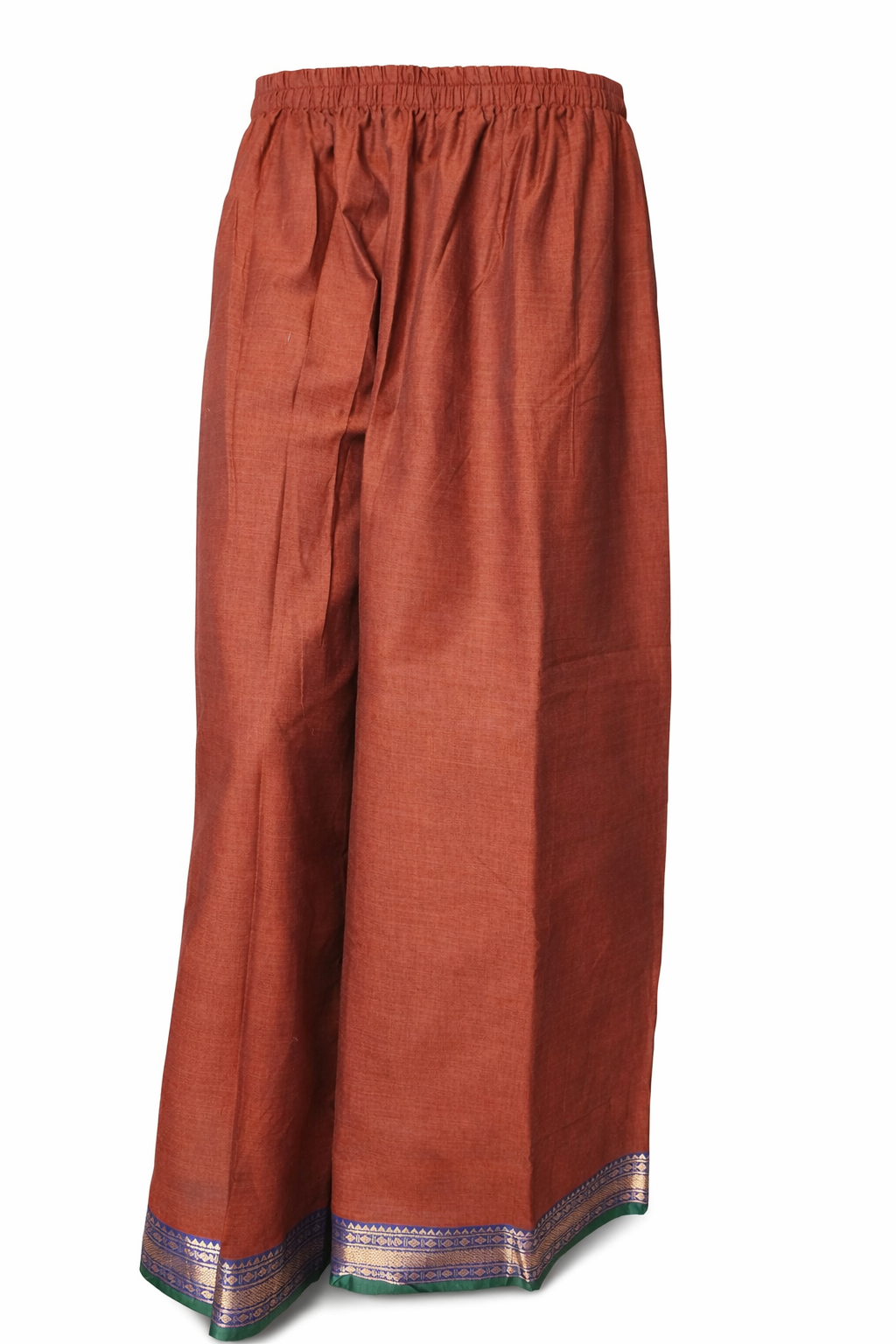 HANDLOOM COTTON ANARKALI KURTI WITH A SHARARA PANTS